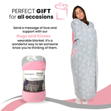 Load image into Gallery viewer, Moon Sonder Throw Blanket - Kiss Pink
